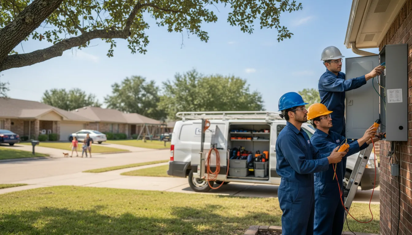 Certified electrician providing emergency electrical services in Gilby, ND